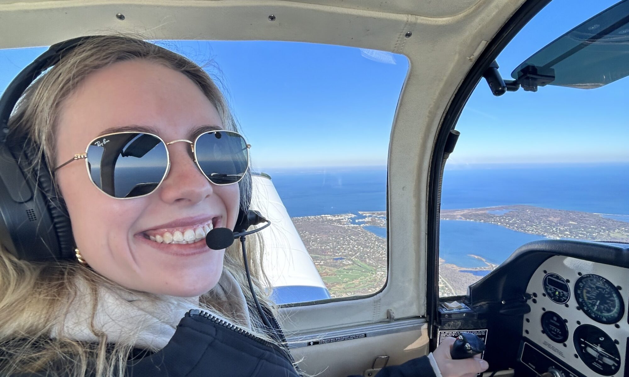 Green Mountain Flight Training student Luci Horrocks